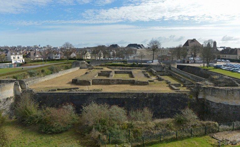 A Caen, les vestiges du donjon sont à nouveau bien visibles