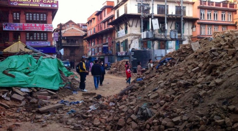 Le quartier de Durbar Square, à Katmandou. - Antonin Le Bris