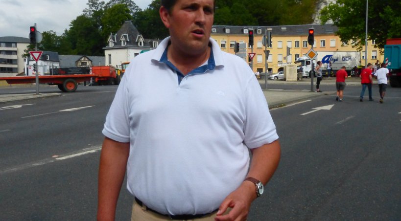 Stéphane Donckele, secrétaire général du syndicat des agriculteurs de Seine-Maritime