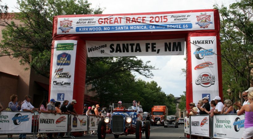 La Great Race, de passe à Santa Fé (Nouveau-Mexique)
