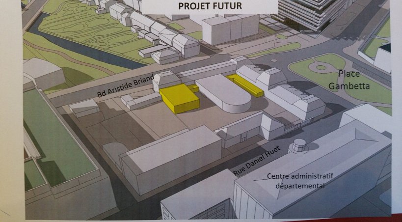 Projet de reconversion de l'ex-collège Lemière pour 2019 à Caen.