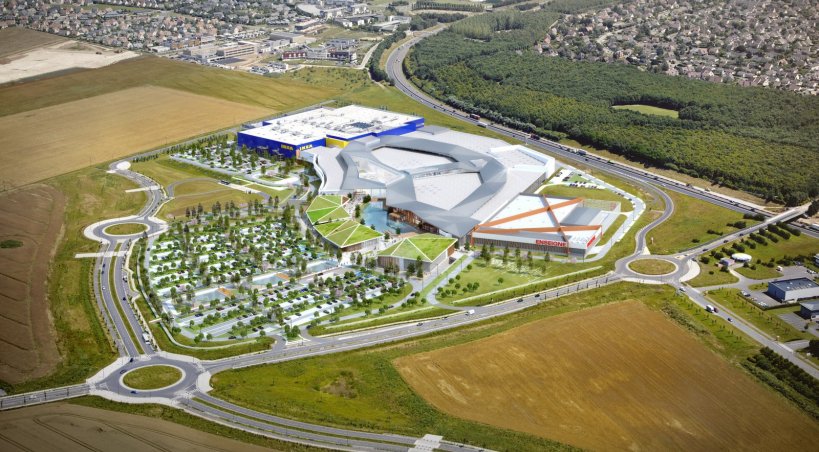 Projet Ikea Centres à Fleury-sur-Orne