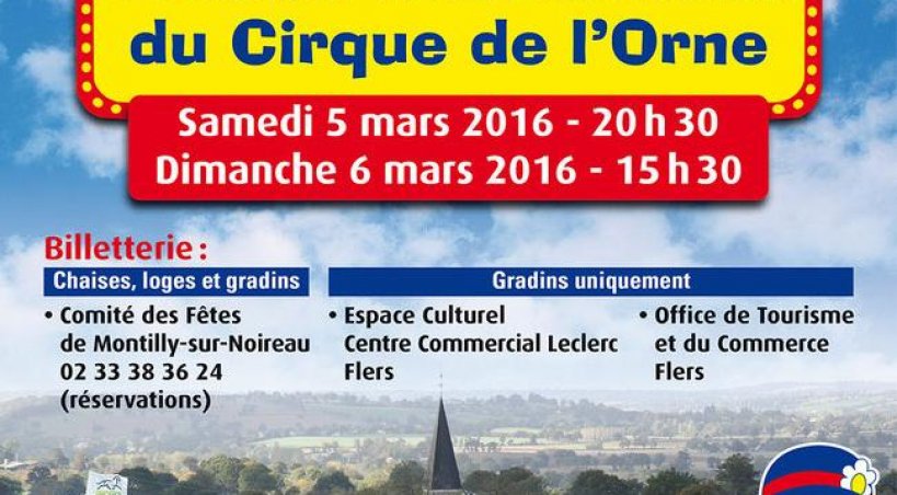 Affiche festival international du cirque de l'orne 2016