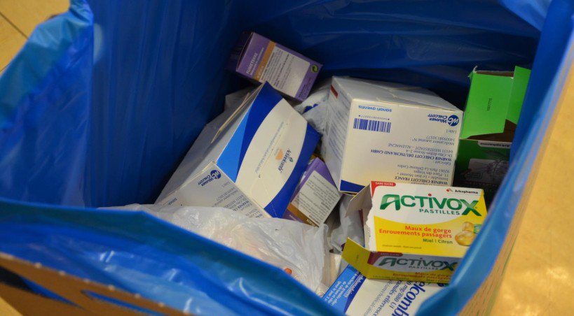 La boite Cyclamed permet de récolter en pharmacie les médicaments non-utilisés, de façon sécurisée. - L. Picard / Tendance Ouest