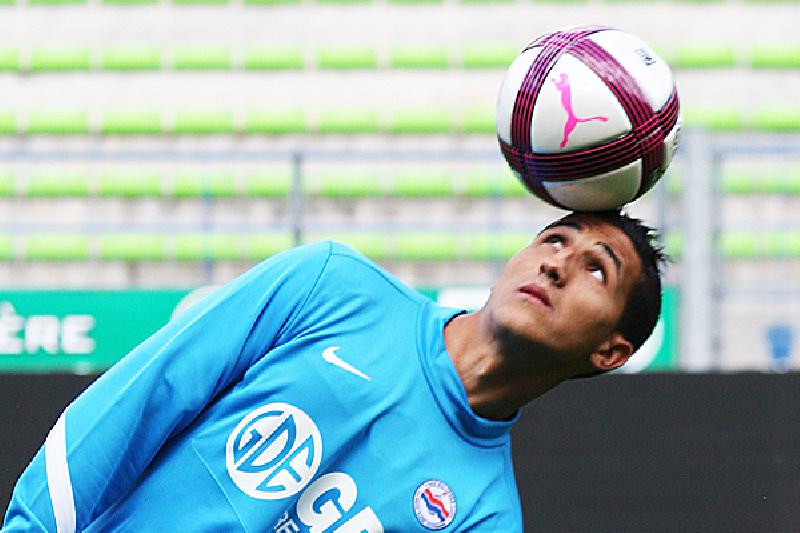 Faycal Fajr (Stade Malherbe) - Maxence Gorréguès