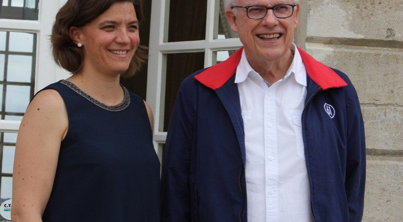 Sophie Lemaire directrice et Alain Lambert président de l'établissement public du Haras du Pin - Haras du Pin
