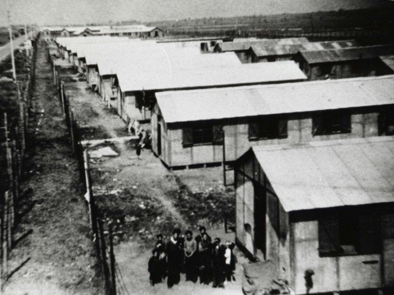 Le camp d'internement de Tsiganes en 1944 à Montreuil-Bellay - HO [HO/AFP/Archives]