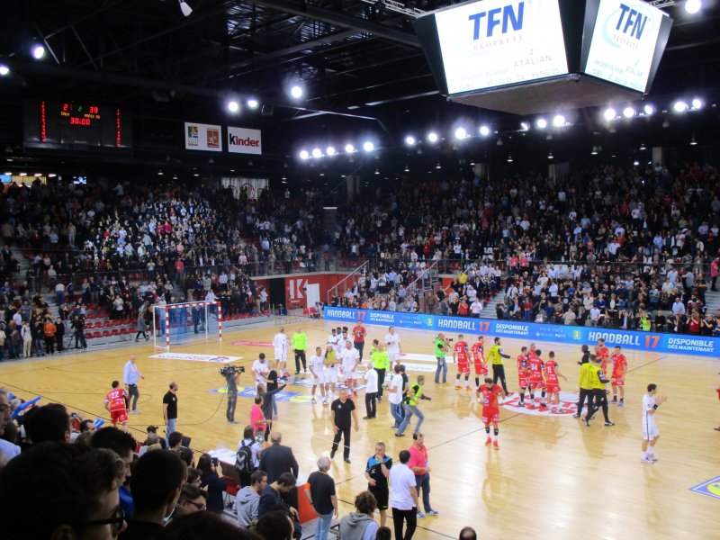 Le Kindarena de Rouen était plein à craquer pour cette fête du handball normand. - Anthony Derestiat