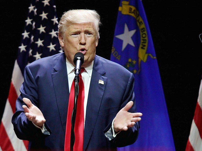 Donald Trump en meeting le 30 octobre 2016 à   Las Vegas au Nevada - John GURZINSKI [AFP]