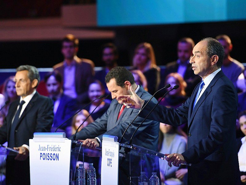 Jean-François Copé lors du deuxième débat de la primaire de la droite, à Paris le 3 novembre 2016 - Eric FEFERBERG [POOL/AFP]