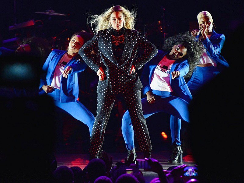 Beyonce lors d'un concert de soutien à Cleveland, Ohio, le 4 novembre 2016 - Duane Prokop [GETTY IMAGES NORTH AMERICA/AFP]