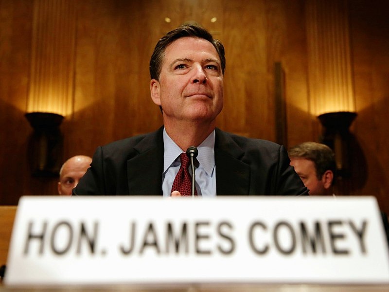 Le patron du FBI James Comey, le 27 septembre 2016 à Washington - YURI GRIPAS [AFP/Archives]