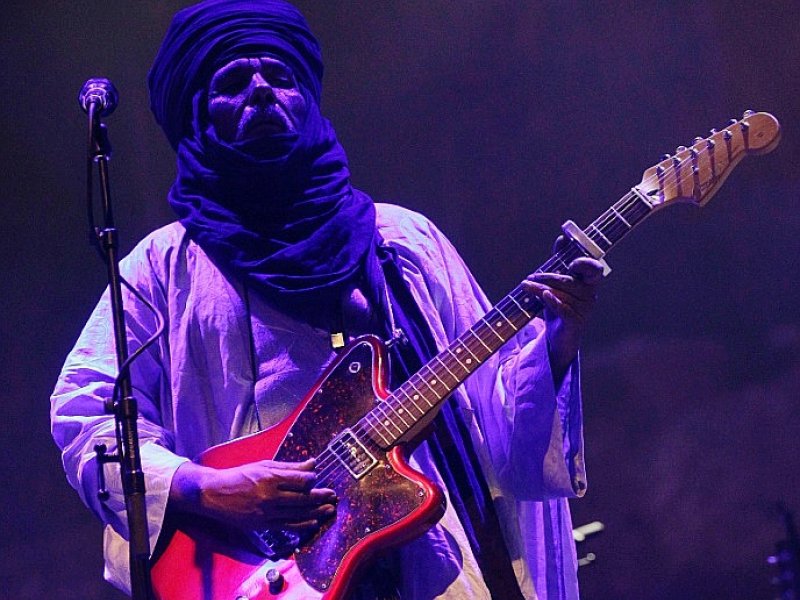 Tinariwen en concert à Byblos, au Liban, le 25 juillet 2012 - ANWAR AMRO [AFP/Archives]