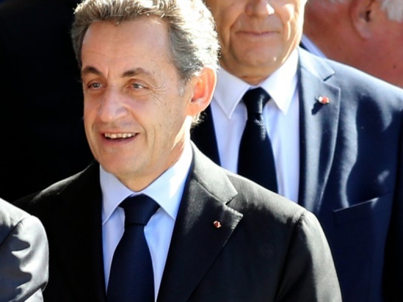 Nicolas Sarkozy et Alain Juppé le 15 octobre 2016 à Nice - VALERY HACHE [AFP/Archives]