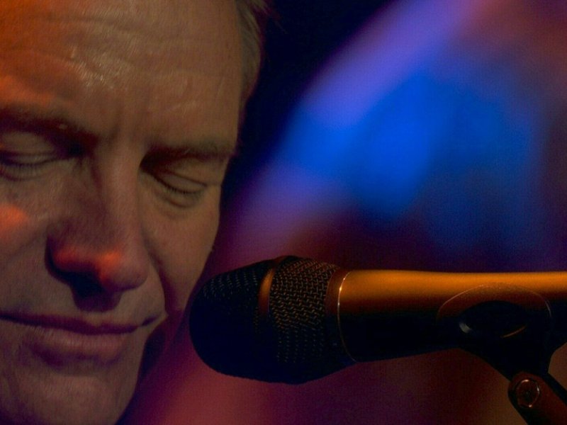 Photo fournie par Universal France, le 12 novembre 2016 du chanteur Sting au Bataclan, lors des répétitions - HO [AFP]