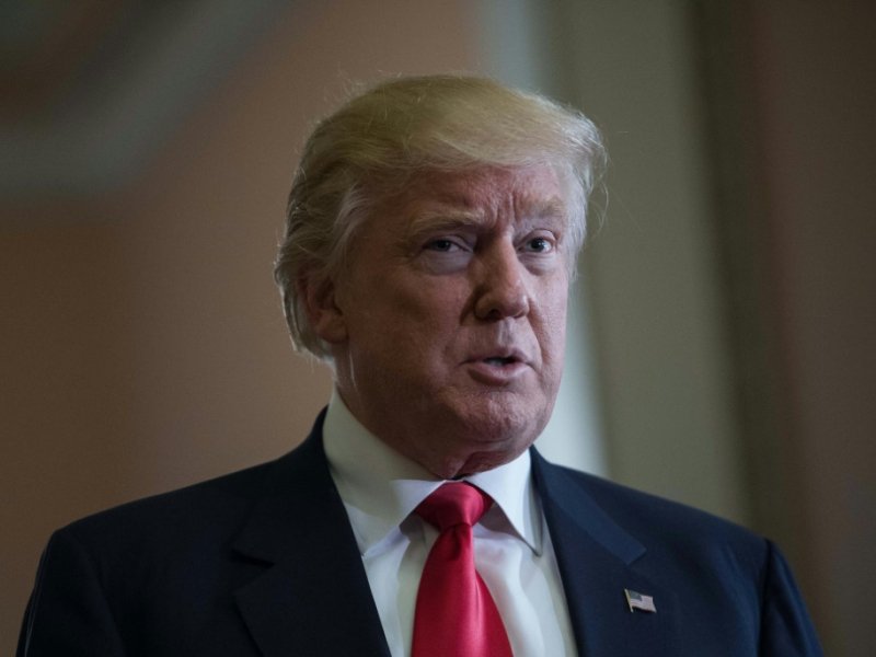 Le président élu Donald Trump le 10 novembre 2016 au Capitole à Washington - NICHOLAS KAMM [AFP]