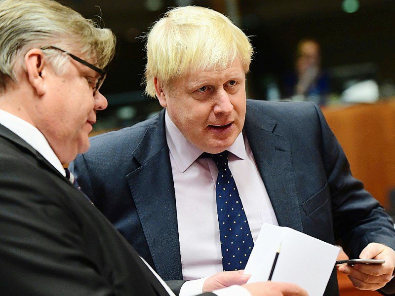 Boris Johnson le 14 novembre 2016 à Bruxelles - EMMANUEL DUNAND [AFP]