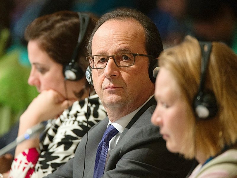 François Hollande lors de la COP22 le 15 novembre 2016 à Marrakech - FADEL SENNA [AFP]