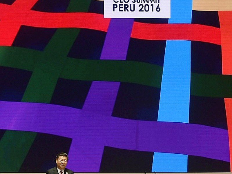 Le président chinois Xi Jinping, le 19 novembre 2016 à Lima - RODRIGO BUENDIA [AFP]