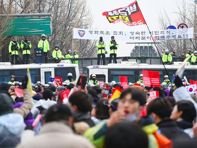 Manifestation le 26 novembre 2016 à Séoul pour réclamer la démission de la présidente Park Geun-Hye - JUNG Yeon-Je [AFP]