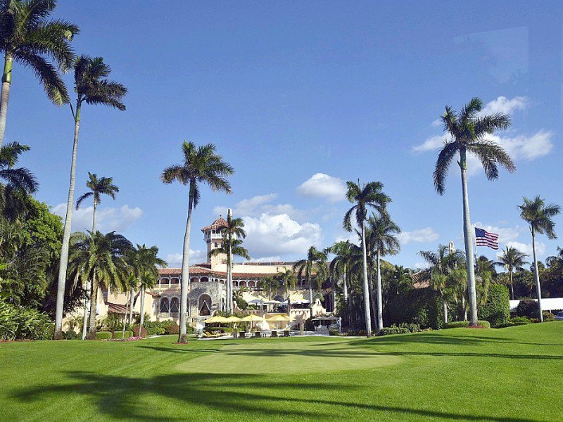 Donald Trump a passé tout le week-end prolongé de Thanksgiving dans son luxueux golf de Mar-a-Lago, à Palm Beach, en Floride - MANDEL NGAN [AFP]