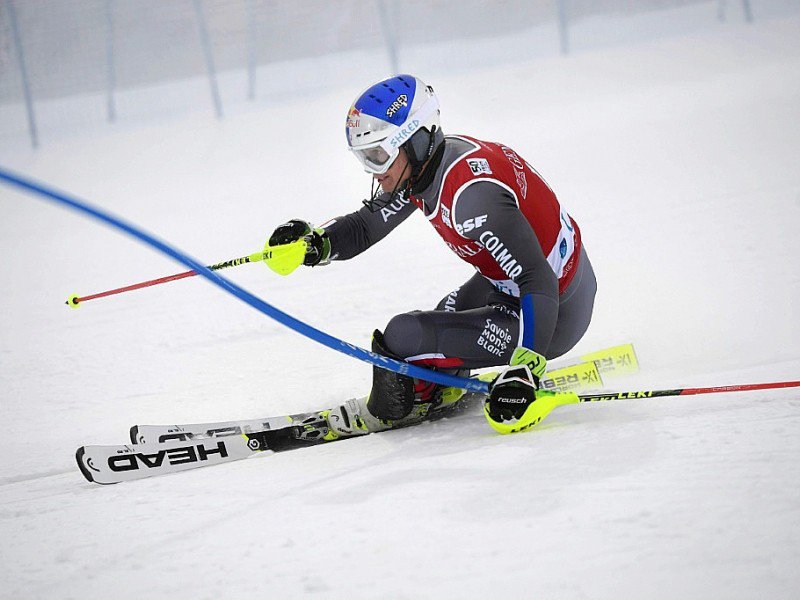 Alexis Pinturault lors du slalom de Levi en Finlande, le 13 novembre 2016 - Martti Kainulainen [Lehtikuva/AFP/Archives]