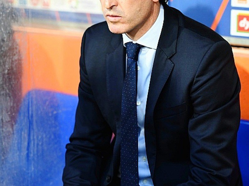 L'entraîneur du PSG Unai Emery, le 3 décembre 2016 à Montpellier - PASCAL GUYOT [AFP]