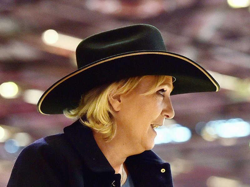 La présidente du Front national Marine Le Pen à Villepinte, près de Paris, le 2 décembre 2016 - CHRISTOPHE ARCHAMBAULT [AFP/Archives]