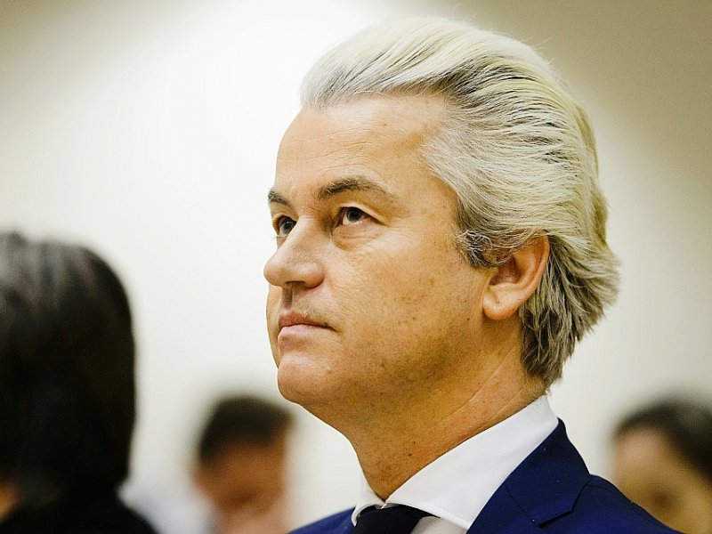 Le leader d'extrême droite néerlandais Geert Wilders à Schiphol, aux Pays-Bas, le 18 mars 2016 - Remko de Waal [ANP/AFP/Archives]