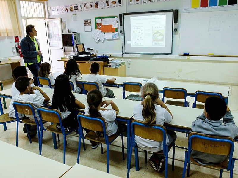 Cours de la langue araméenne à Nicosie, le 4 novembre 2016 - Iakovos Hatzistavrou [AFP]
