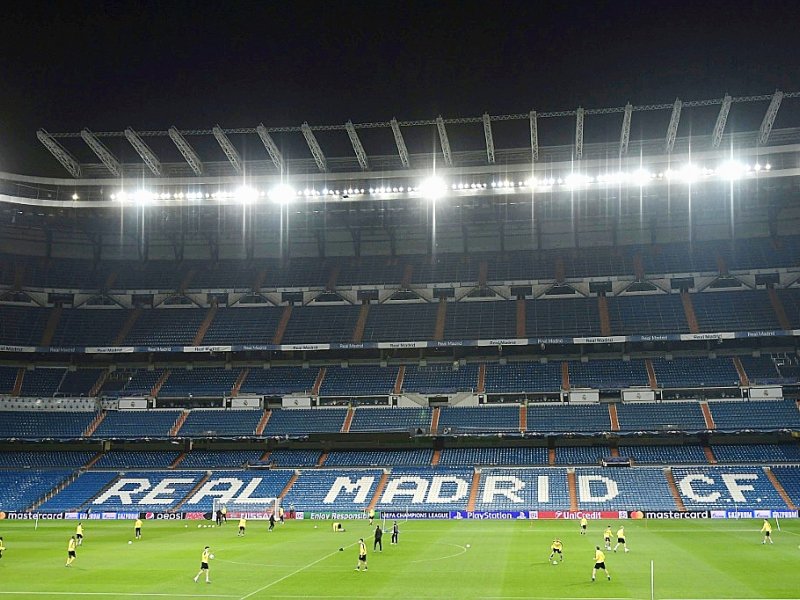Le stade Santiago-Bernabeu où évolue le Real Madrid, le 6 décembre 2016 - JAVIER SORIANO [AFP]