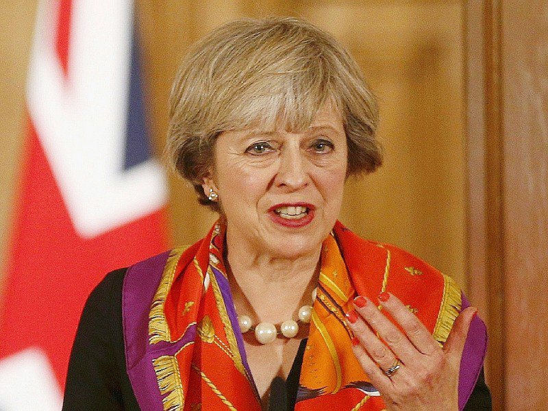 La Première ministre britannique Theresa May, le 28 novembre 2016 à Londres - PETER NICHOLLS [POOL/AFP/Archives]