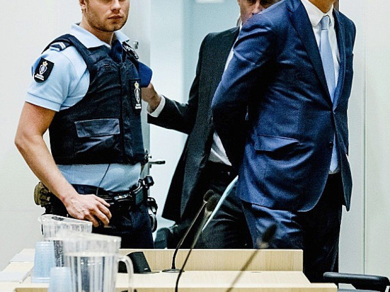 Geert Wilders à son arrivée au tribunal le 23 novembre 2016 à Schipol - Robin van Lonkhuijsen [ANP/AFP/Archives]