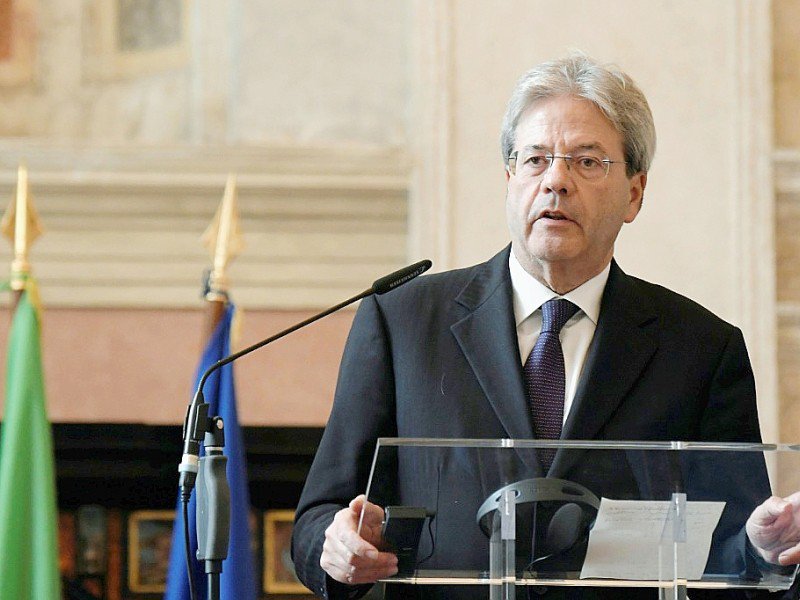 Le ministre des Affaires étrangères Paolo Gentiloni, le 2 décembre 2016 à Rome - Tiziana FABI [AFP/Archives]