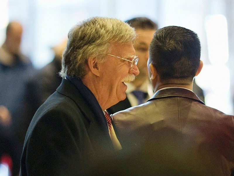 John Bolton, l'ancien ambassadeur à l'ONU arrive à la Trump Tower à New York le 2 décembre 2016 - DOMINICK REUTER [AFP/Archives]