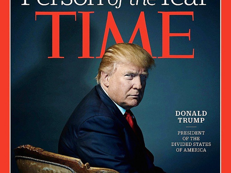 Couverture du magazine Time le 7 décembre 2016 qui consacre Donald Trump "Homme de l'année" - Nadav KANDER [TIME Inc./AFP]