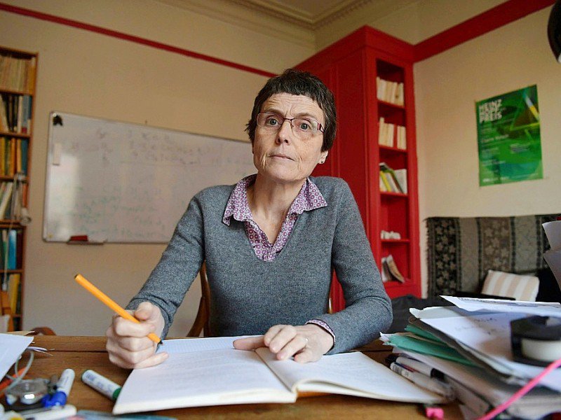 La mathématicienne française Claire Voisin, le 5 décembre 2016 à Paris - CHRISTOPHE ARCHAMBAULT [AFP/Archives]