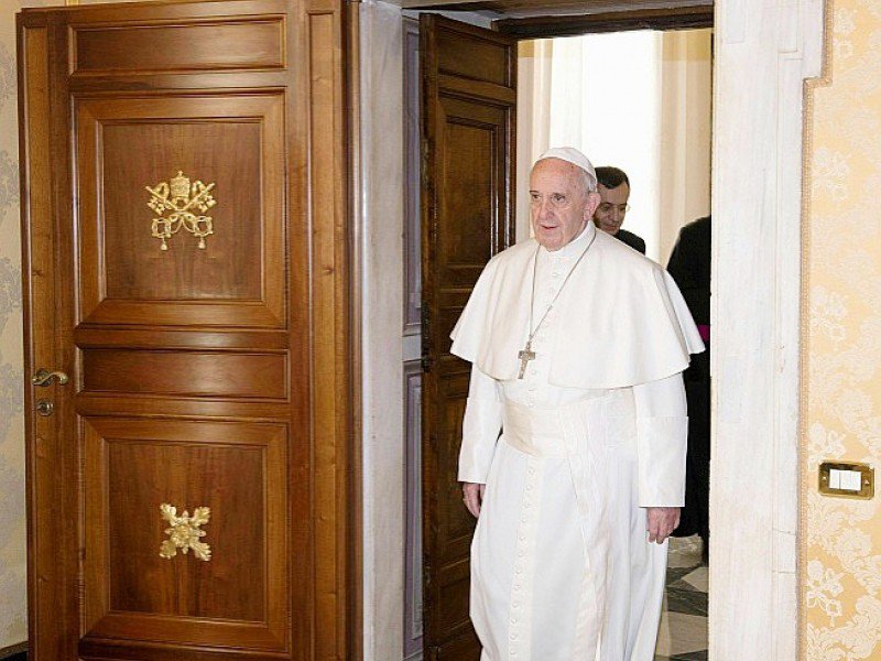 Le pape François au Vatican, le 17 décembre 2016 - OSSERVATORE ROMANO [OSSERVATORE ROMANO/AFP]