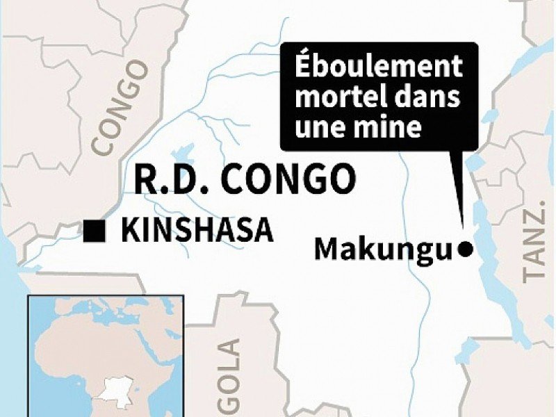 RD Congo : éboulement dans une mine - Thomas SAINT-CRICQ, Jonathan STOREY [AFP]