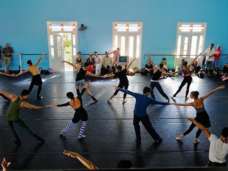 Répétition au Ballet national de Cuba d'Alicia Alonso, le 20 décembre 2016 à La Havane - YAMIL LAGE [AFP]