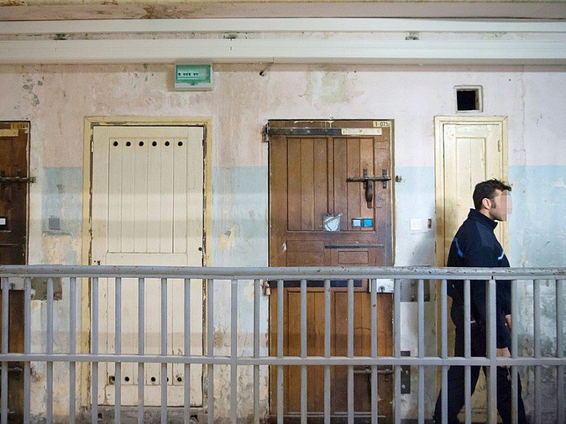 A l'intérieur de la prison des Baumettes à Marseille, le 9 décembre 2016 - BERTRAND LANGLOIS [POOL/AFP/Archives]