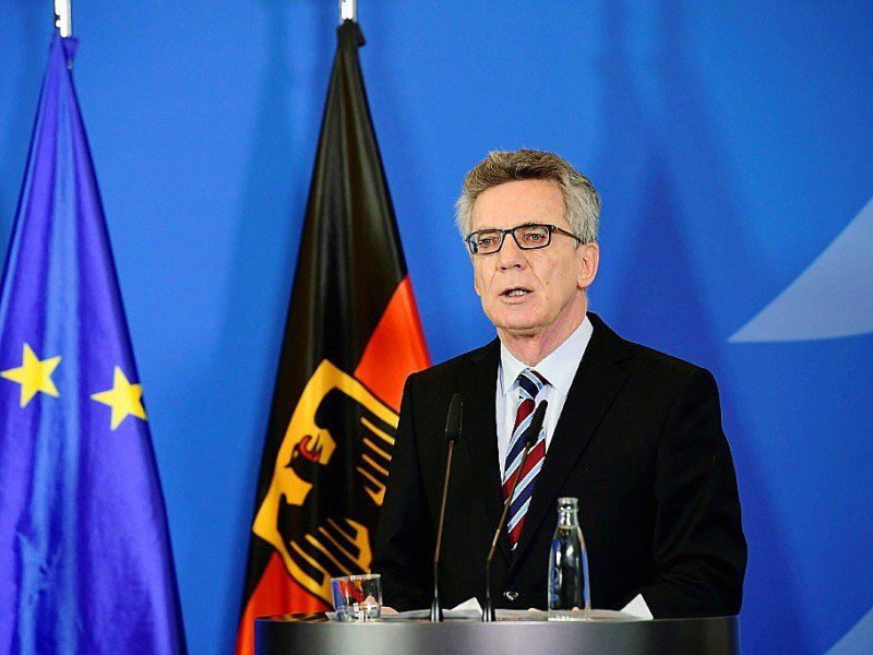 Le ministre allemand de l'Intérieur Thomas de Maizière lors d'une conférence de presse à Berlin, le 23 décembre 2016 - Tobias SCHWARZ [AFP]