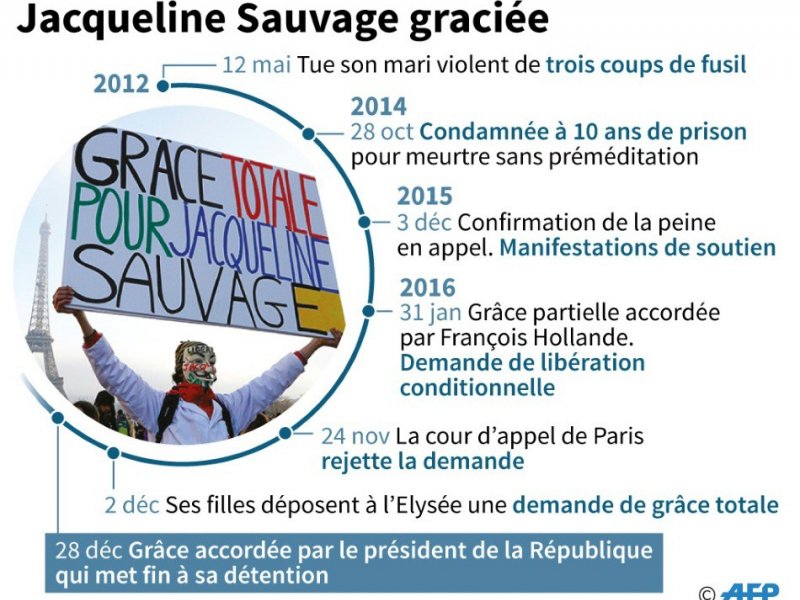 Jacqueline Sauvage grâciée - Jean-Michel Cornu [AFP]