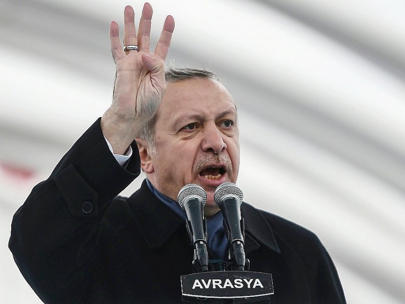 Le président turc Recep Tayyip Erdogan le 20 décembre 2016 à Istanbul - OZAN KOSE [AFP/Archives]