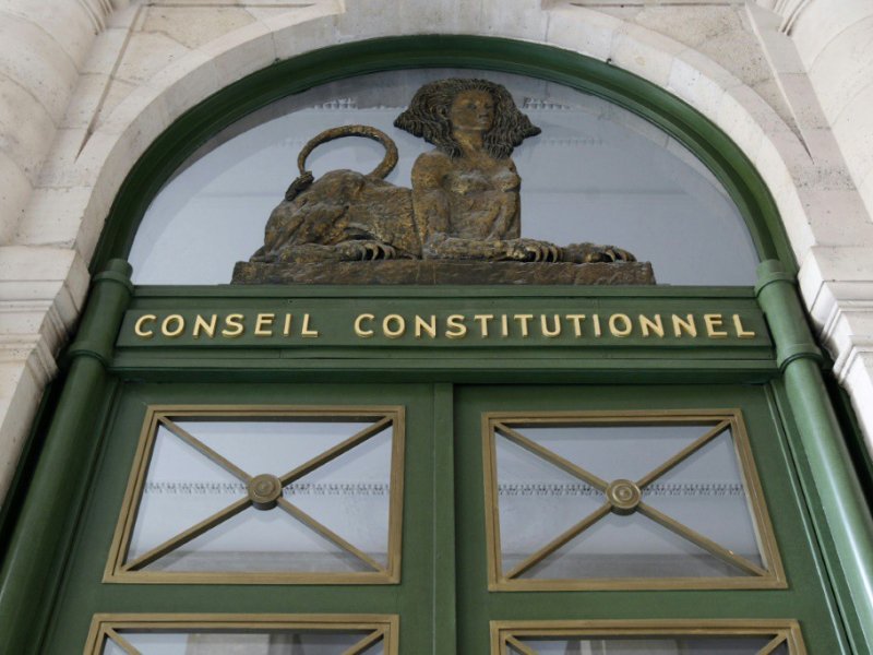 Une des entrées du Conseil Constitutionnel, le 21 février 2012 à Paris - THOMAS SAMSON [AFP/Archives]