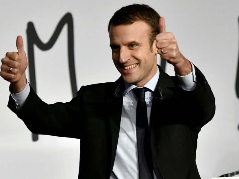 Emmanuel Macron le 13 décembre 2016 à Talence - GEORGES GOBET [AFP/Archives]