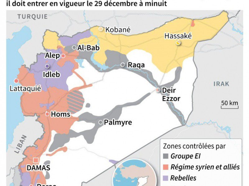 Syrie : annonce d'un cessez-le-feu - Thomas SAINT-CRICQ, Sophie RAMIS [AFP]