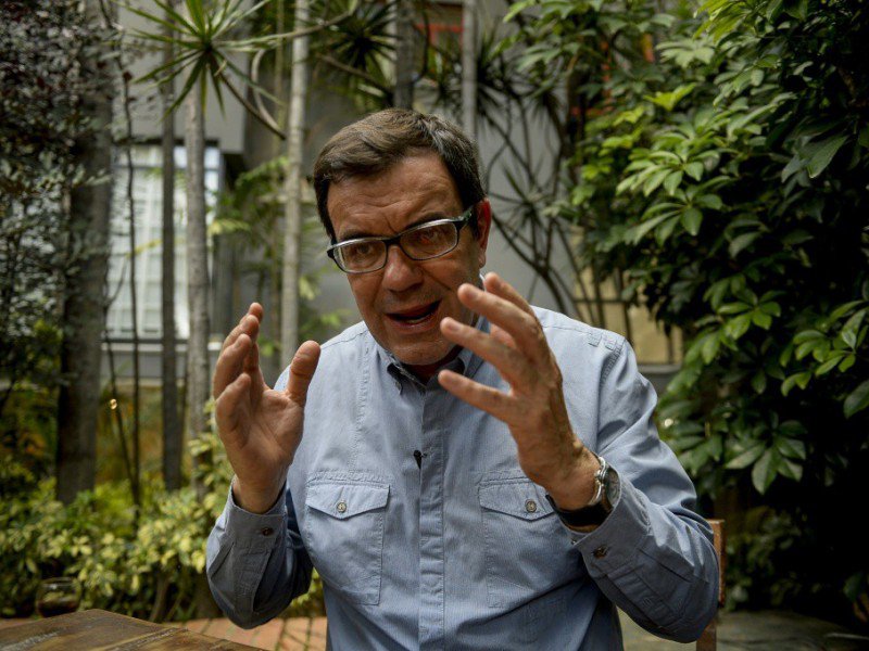 Laureano Marquez lors d'un entretien avec l'AFP, le 14 décembre 2016 à Caracas - FEDERICO PARRA [AFP]