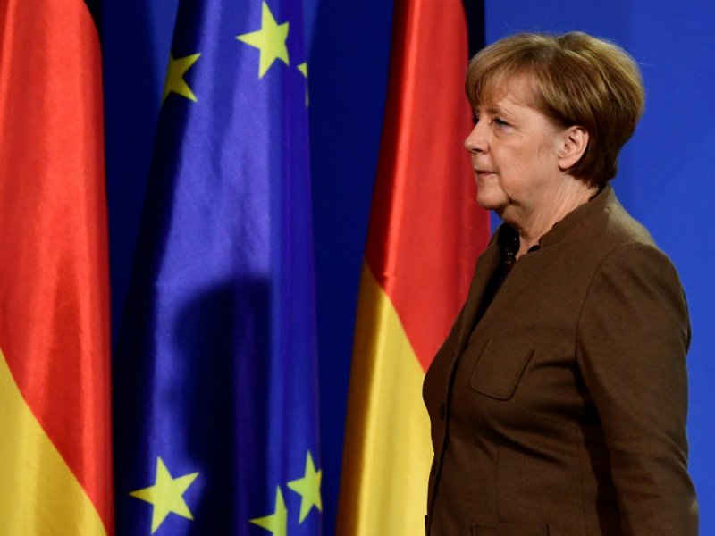 La chancelière Angela Merkel le 23 décembre 2016 à Berlin - Tobias SCHWARZ [AFP/Archives]