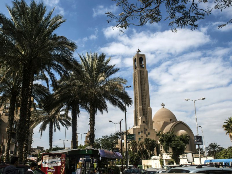 La cathédrale copte Saint-Marc, le 15 décembre 2016 au Caire - KHALED DESOUKI [AFP/Archives]